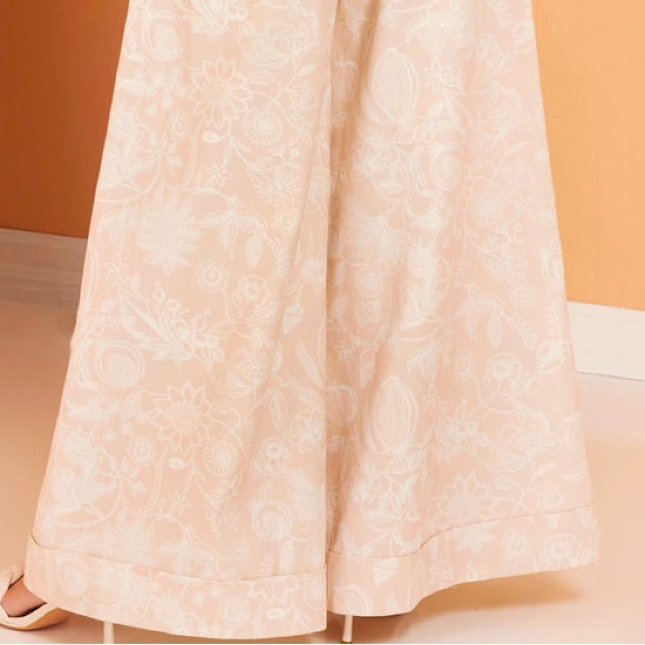 Magali Pascal x Anthropologie Georgina Floral Poplin High Waist Wide-Leg Cuffed - Picture 15 of 15